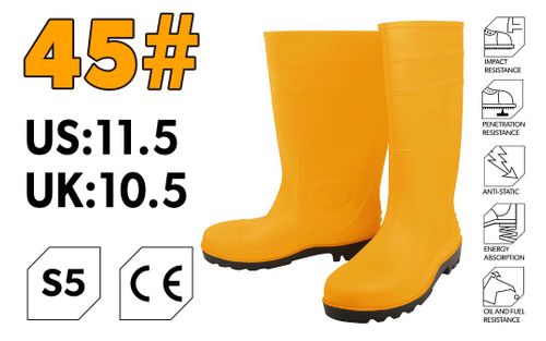 GUMBOOT WITH STEEL CAP TOE #45