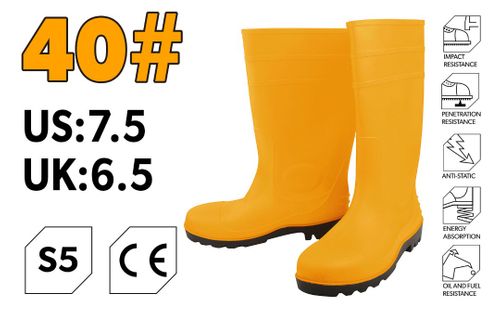 GUMBOOT WITH STEEL CAP TOE #40