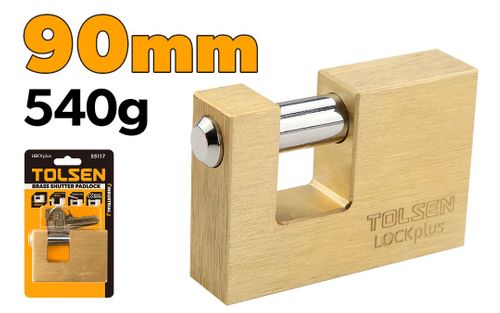 PADLOCK BRASS SHUTTER 90MM