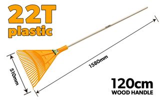 RAKE PLASTIC LEAF 22 TEETH