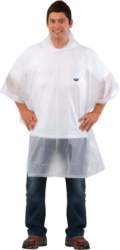 PONCHO REUSABLE CLEAR