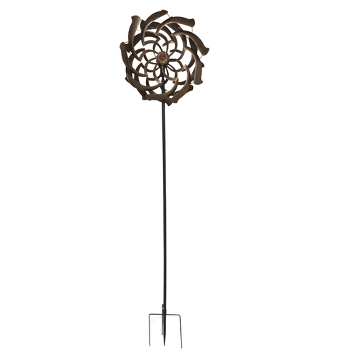 WIND SPINNER SUMMERINA BROWN LED LIGHT DOULBLE SIDED
