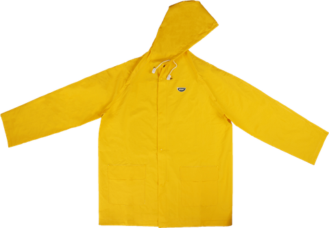 RAIN JACKET HEAVY DUTY YELLOW S