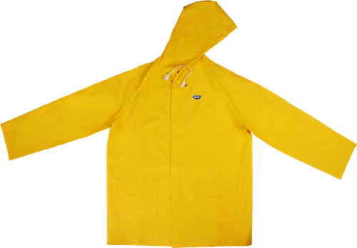RAIN JACKET HEAVY DUTY YELLOW XL