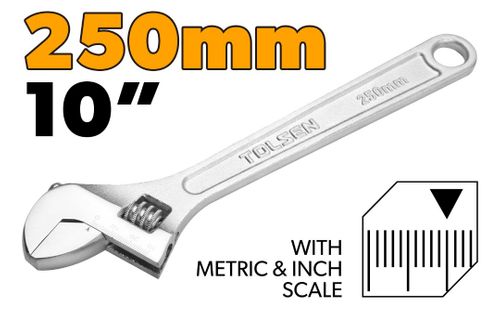 WRENCH ADJUSTABLE 10 INCH 250MM