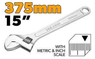 WRENCH ADJUSTABLE 15 INCH 375MM