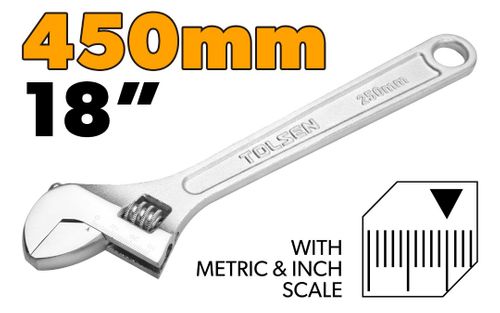 WRENCH ADJUSTABLE 18 INCH 450MM