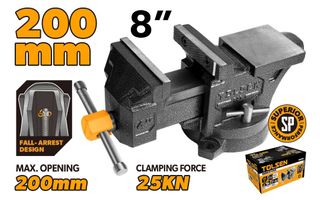 BENCH VICE 200MM 8 INCH/25KN