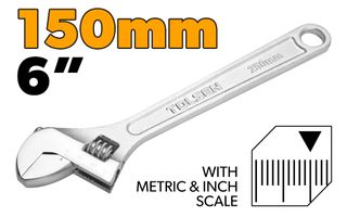 WRENCH ADJUSTABLE 6 INCH 150MM