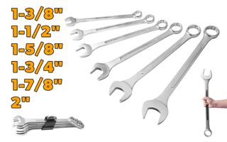 SPANNER COMB SET 6PCS 1-3/8-2 INCH