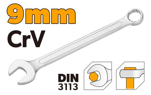 SPANNER COMBINATION CR-V 9MM
