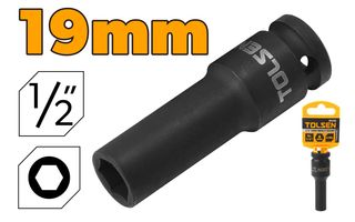 SOCKET DEEP IMPACT 19MM 1/2 INCH