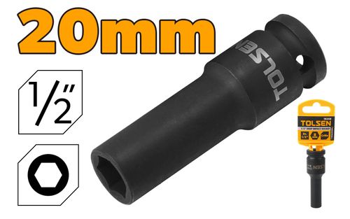 SOCKET DEEP IMPACT 20MM 1/2 INCH