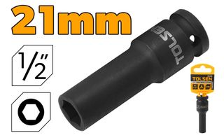 SOCKET DEEP IMPACT 21MM 1/2 INCH