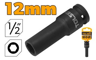 SOCKET DEEP IMPACT 12MM 1/2 INCH