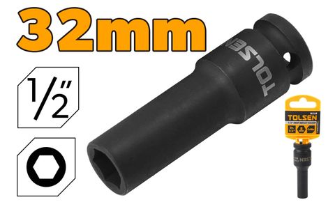 SOCKET DEEP IMPACT 32MM 1/2 INCH