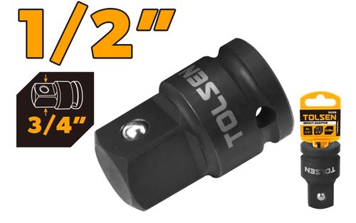 SOCKET IMPACT ADAPTER 1/2 INCH F - 3/4 INCH M