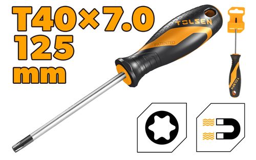 SCREWDRIVER T40 x 7.0 x 125MM