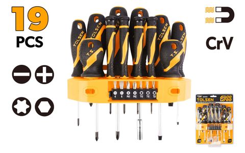 SCREWDRIVER SET 19PCS