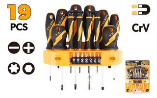SCREWDRIVER SET 19PCS