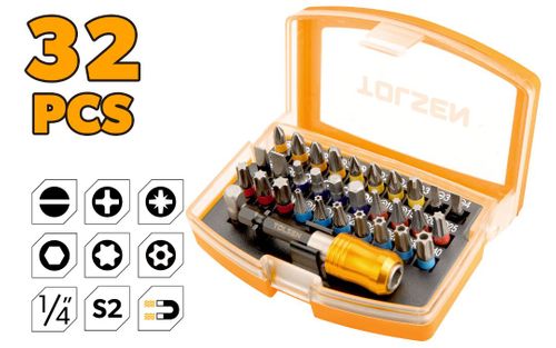 SCREWDRIVER BITS SET 32PC