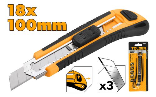 KNIFE SNAP-OFF WITH BLADES 3PCS