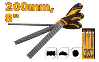 FILE WOOD SET 3PCS 8 INCH