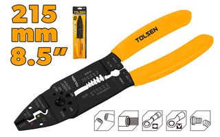 PLIERS WIRE STRIPPING CRIMPING 215MM