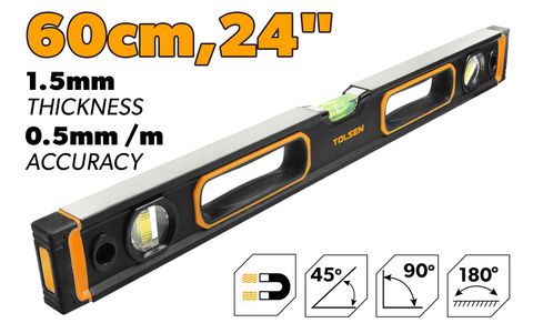 LEVEL SPIRIT WITH MAGNETIC 600MM