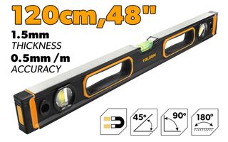 LEVEL SPIRIT WITH MAGNETIC 1200MM