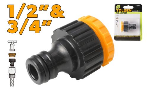 HOSE TAP ADAPTOR 1/2 INCH & 3/4 INCH