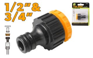 HOSE TAP ADAPTOR 1/2 INCH & 3/4 INCH