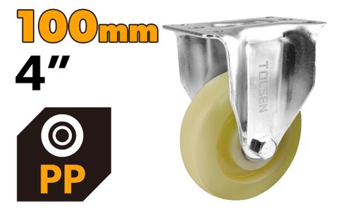 CASTER FIXED 100MM 4 INCH
