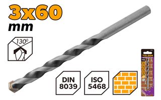 MASONRY DRILL BIT 3x60MM