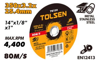 CUTTING-OFF WHEEL FLAT 350 x 3.2 x 25.4MM
