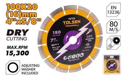 DIAMOND CUTTING DISC SEGMENTED 105 x 20MM