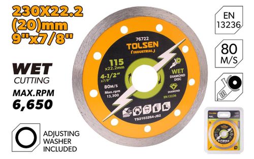 DIAMOND CUTTING DISC CONTINUOUS 230 x 22.2MM