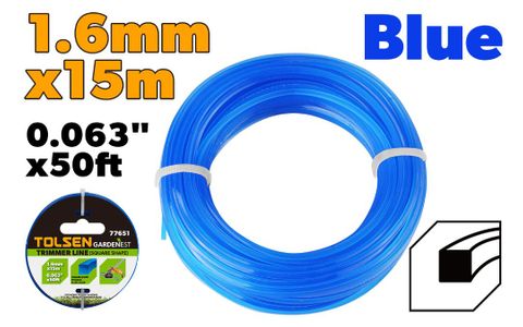 TRIMMER LINE (SQUARE SHAPE) 1.6MM x 15M