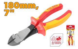 INSULATED DIAGONAL PLIERS 180MM 7 INCH
