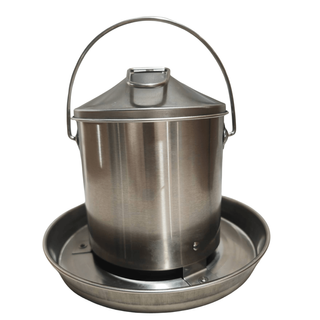 FEEDER POULTRY S/STEEL  2KG