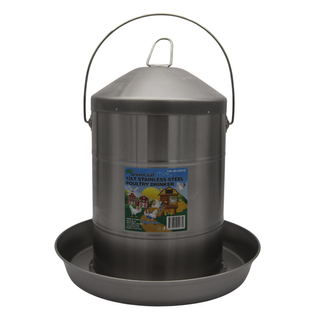 DRINKER POULTRY S/STEEL 12L