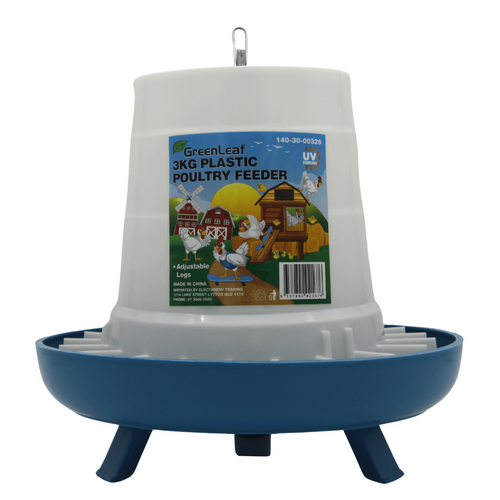FEEDER POULTRY PLASTIC 3KG