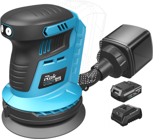 CORDLESS RANDOM ORBITAL SANDER KIT 18V