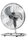 FAN FLOOR METAL OSCILLATING 400MM 70W