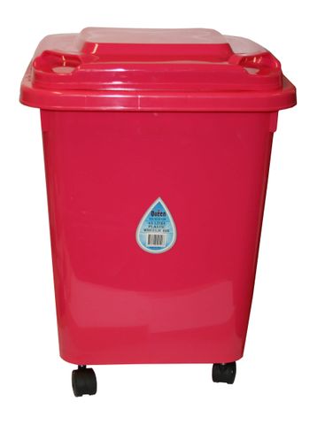 BIN WHEELIE  45L PINK