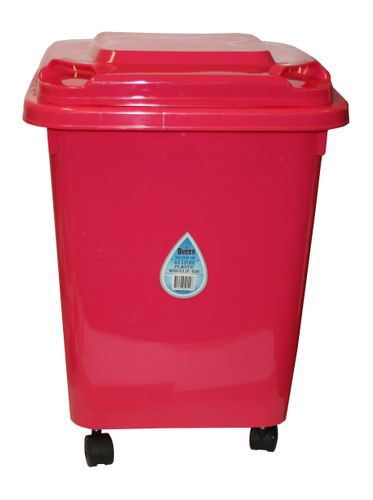 BIN WHEELIE  45L PINK