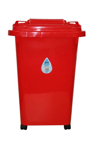 BIN WHEELIE  60L RED