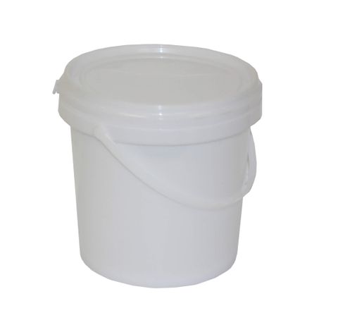 BUCKET WITH LID PLASTIC  3L