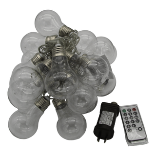 LIGHTS FESTOON CONNECTABLE LED 20 GLOBE 3.8M