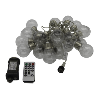 LIGHTS FESTOON CONNECTABLE ROUND LED 20 GLOBE 3.8M